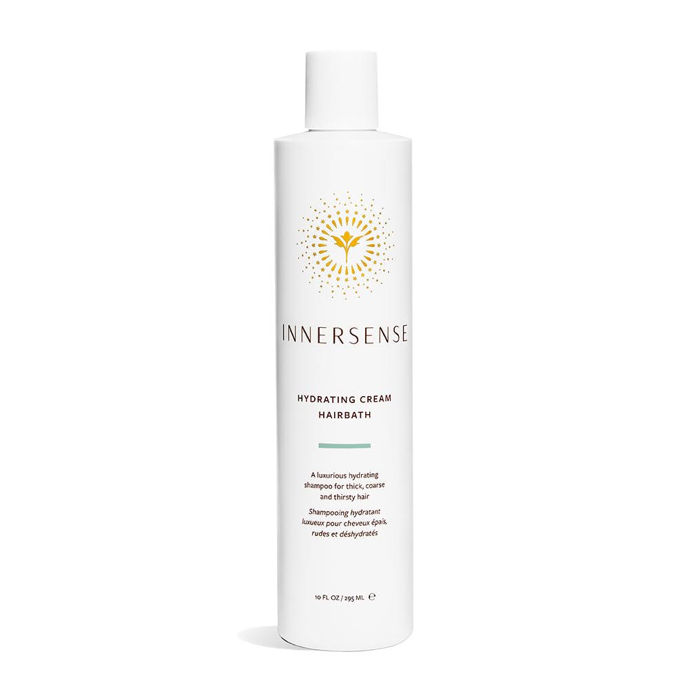 INNERSENSE Hydrating Hairbath bottle shows a nourishing formula for smoother hair