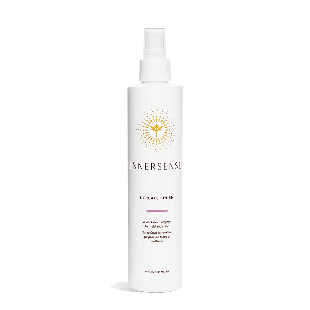 INNERSENSE I Create Finish Finishing Spray in action for flexible hold.