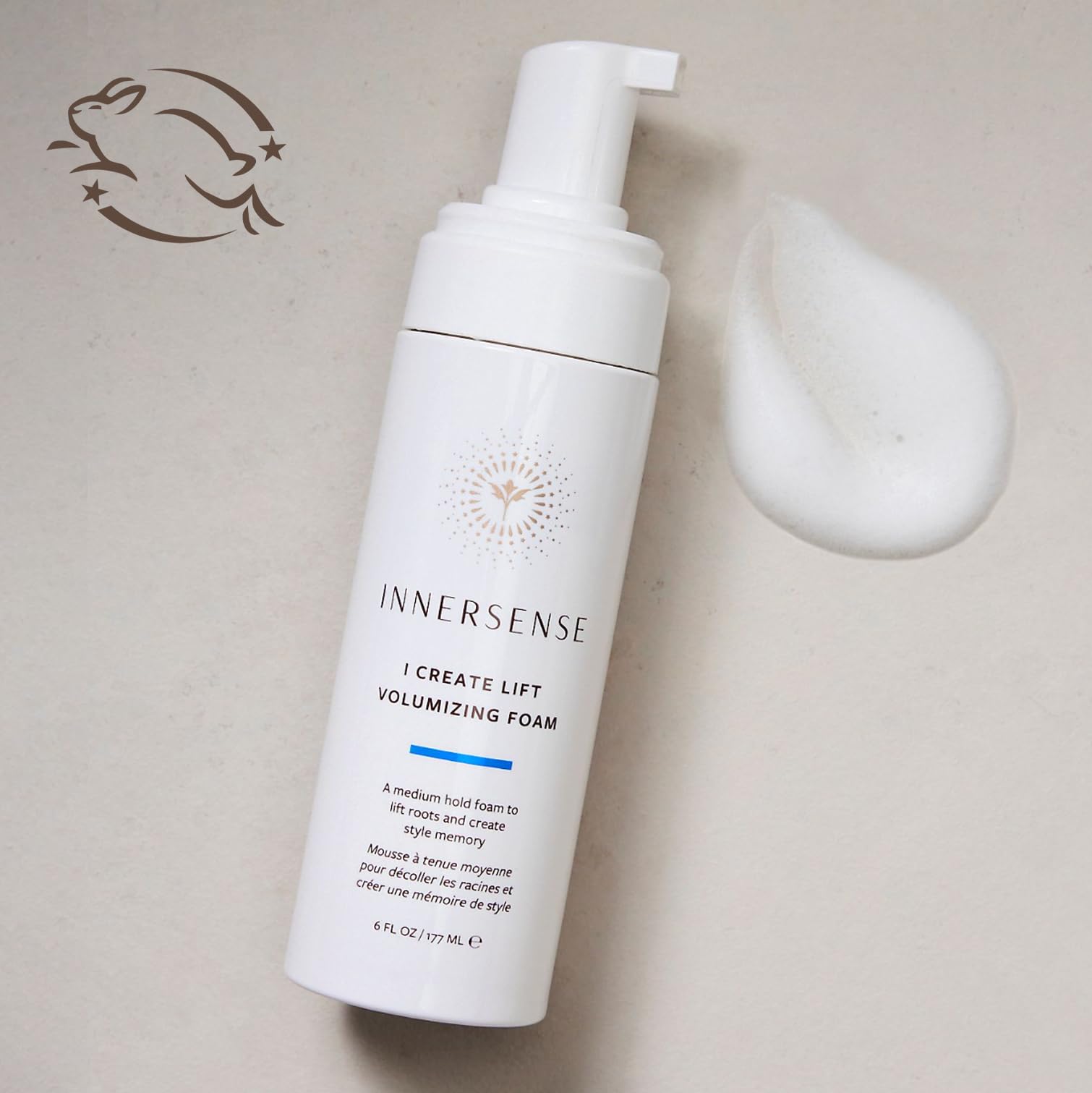 Innersense i Create Lift Foam curl-define close-up for enhanced curls.
