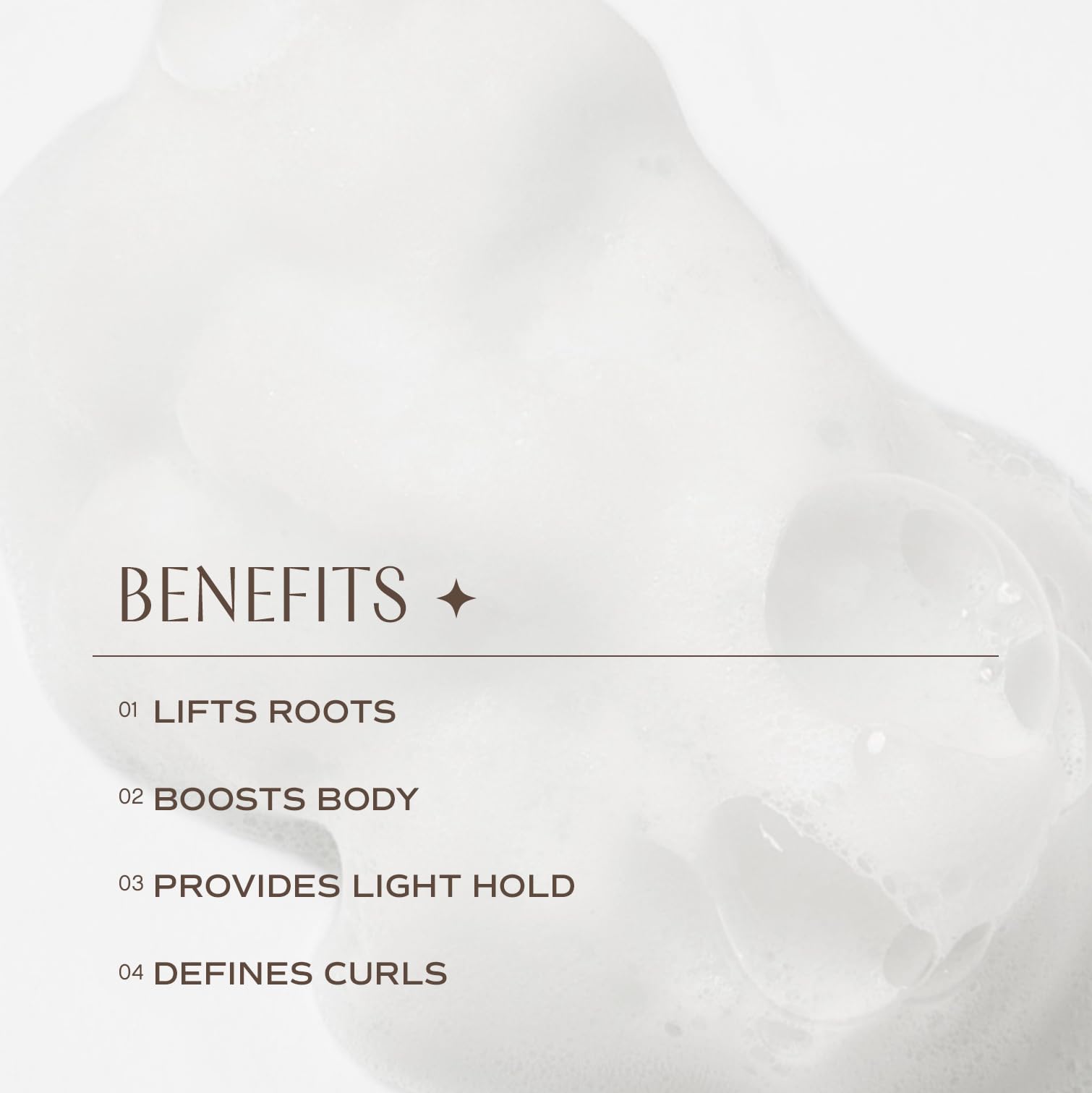 INNERSENSE I Create Lift foam close-up shows creamy texture for even application
