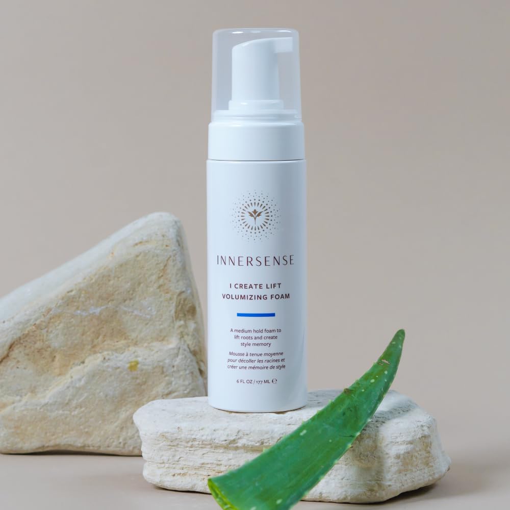 INNERSENSE I Create Lift foam new packaging emphasizes clean vegan formula