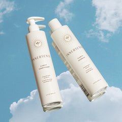 INNERSENSE Natural Clarity Hairbath packaging shows ethical, organic sourcing.