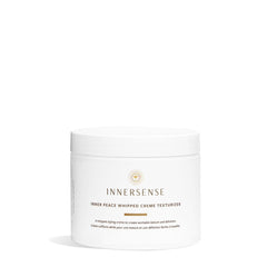 INNERSENSE Natural Inner Peace Whipped Creme Texturizer jar for smooth, defined styling.