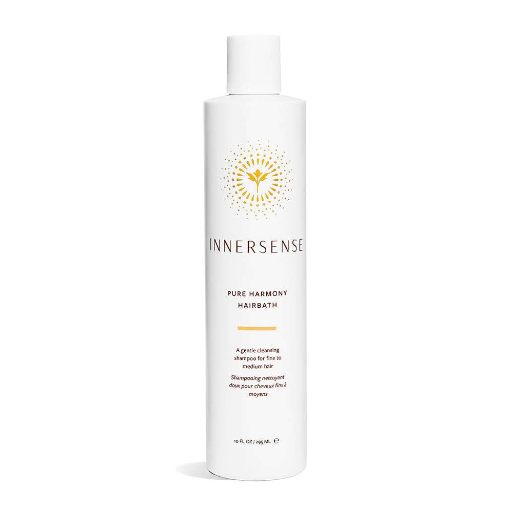 INNERSENSE Natural Pure Harmony Hairbath bottle with a lightweight cleanse for fine to medium hair.