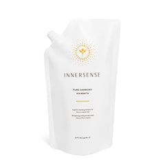 INNERSENSE Organic Beauty Hairbath Shampoo bottle front shows gentle cleansing for all hair types.