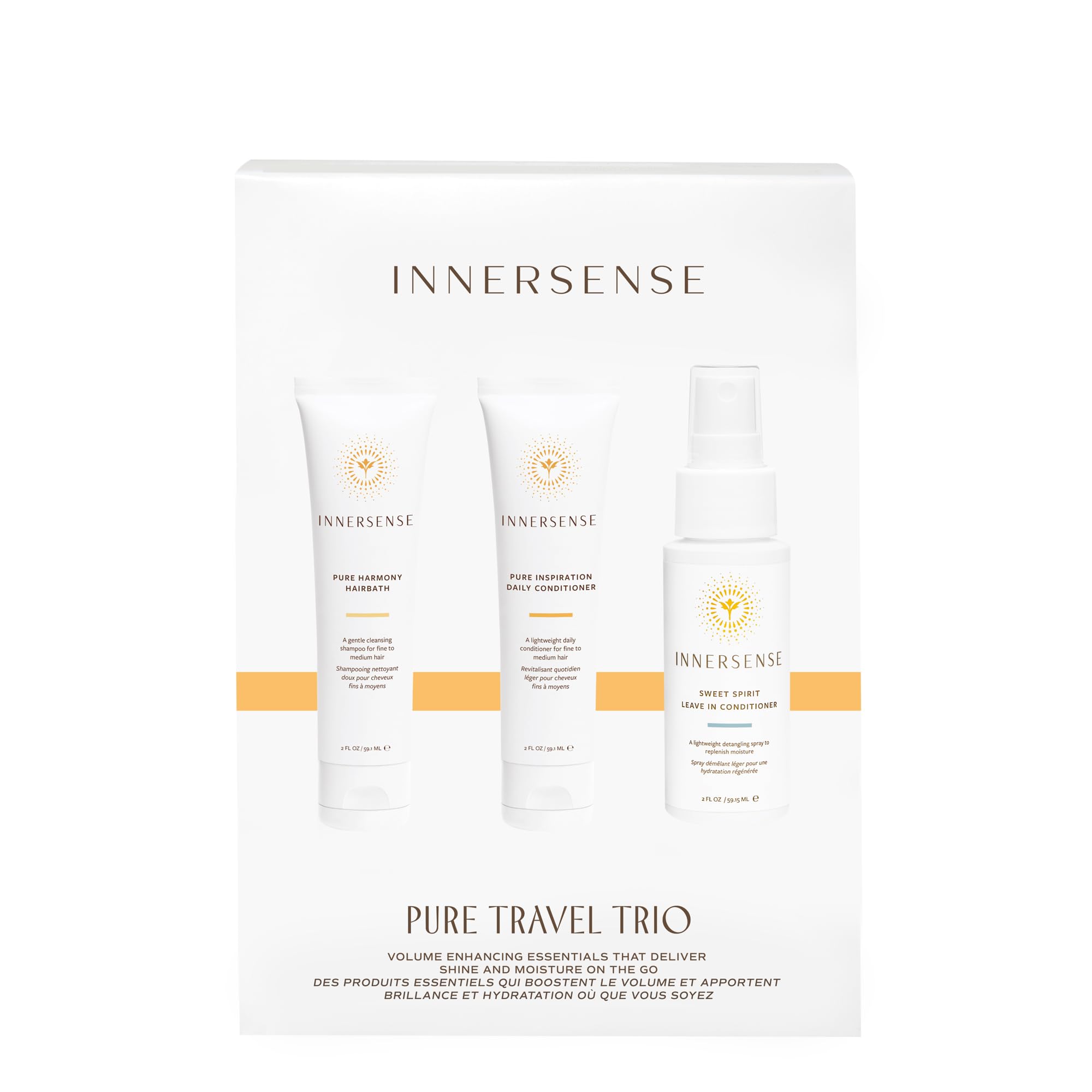 INNERSENSE packaging variations protect color-safe formulas on the go