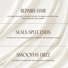 INNERSENSE Repair Hair Mask texture close-up highlighting rich, hydrating formula.