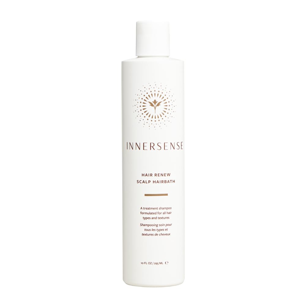 INNERSENSE scalp care ritual depiction encouraging weekly use.