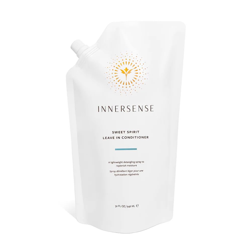 INNERSENSE Sweet Spirit leave-in bottle for detangling and moisture across hair types.