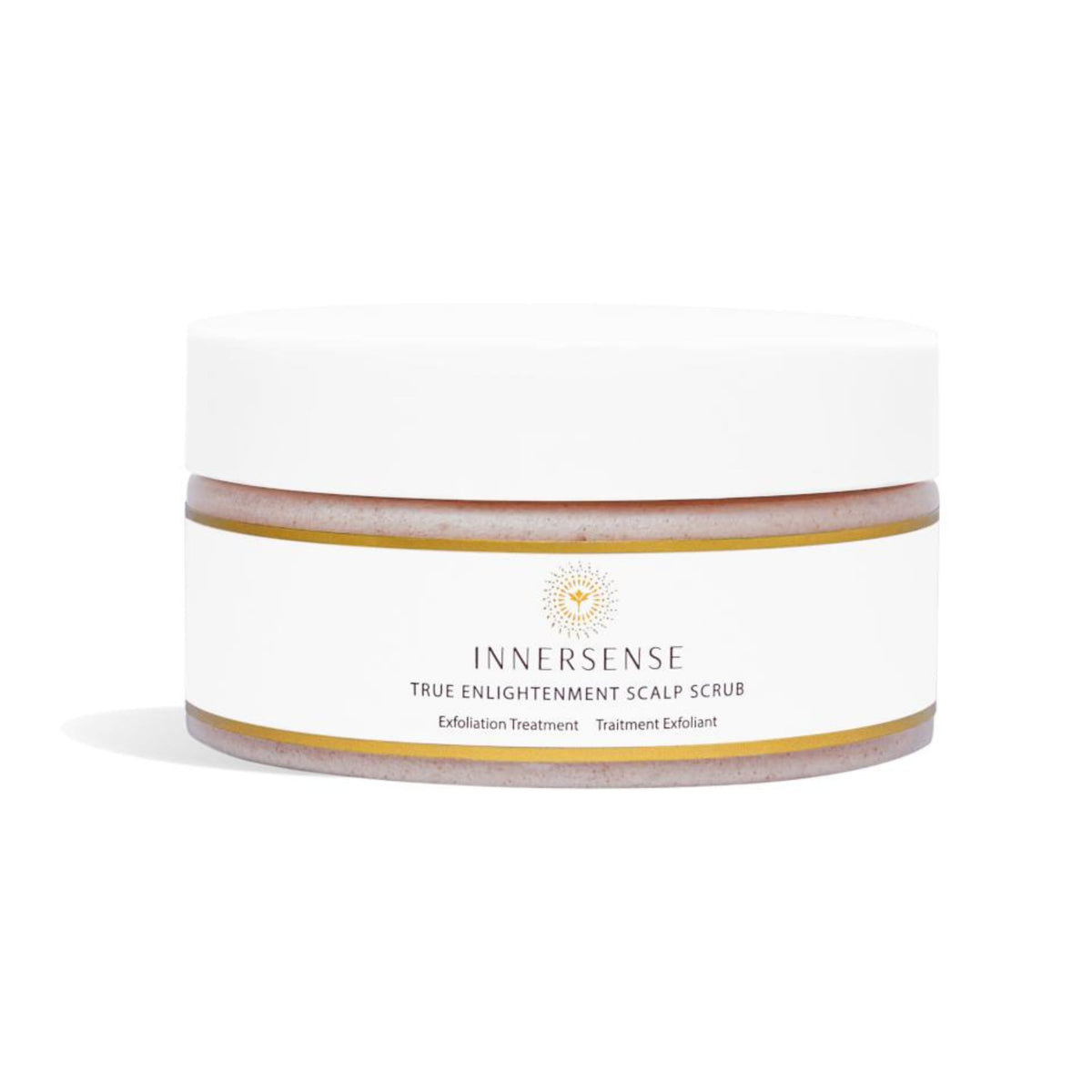 Innersense True Enlightenment Scalp Scrub bottle for refreshing scalp cleanse