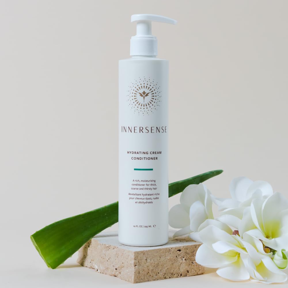INNERSENSE vegan cruelty-free label on conditioner packaging