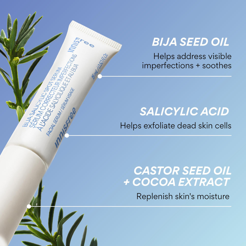 Innisfree Bija seed oil ingredient highlight for blemish-prone skin