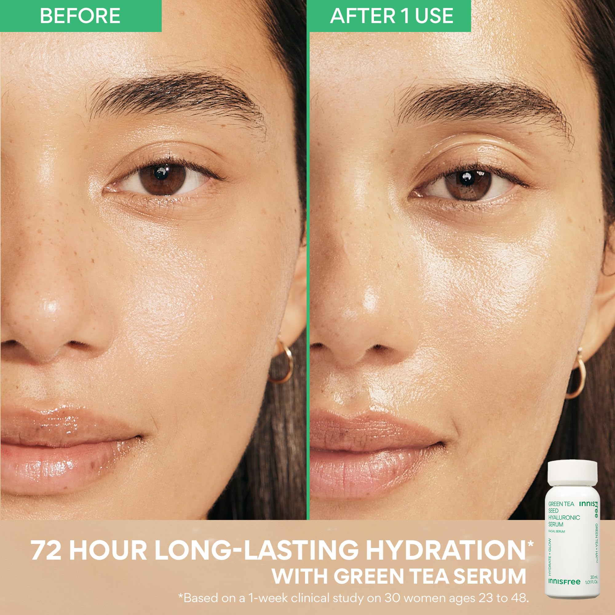 Innisfree Daily UV Defense Sunscreen application—quick, even coverage for daily outdoor protection