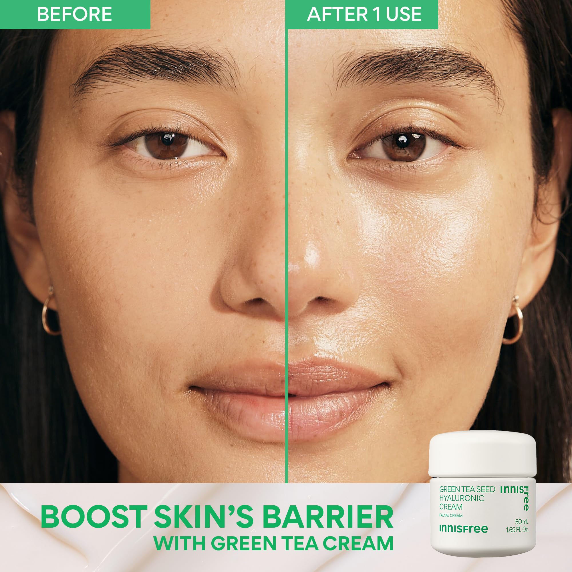 Innisfree Daily UV Defense Sunscreen broad-spectrum SPF 36 tube—no white cast, travel-friendly