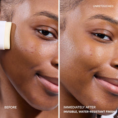 Innisfree Daily UV Defense Sunscreen Stick leaves an invisible satin finish.
