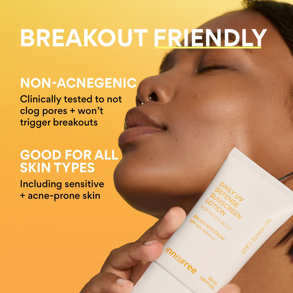 innisfree Daily UV Defense Sunscreen under makeup for a smooth base