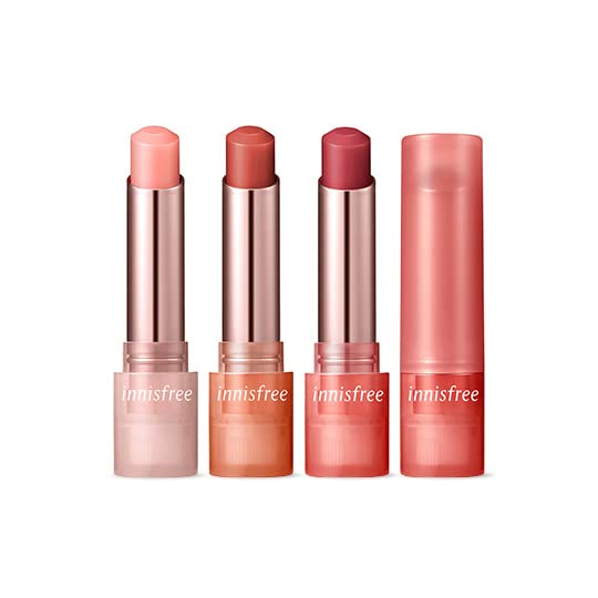 Innisfree Dewy Tint Lip Balm Power Cherry bold color with hydration