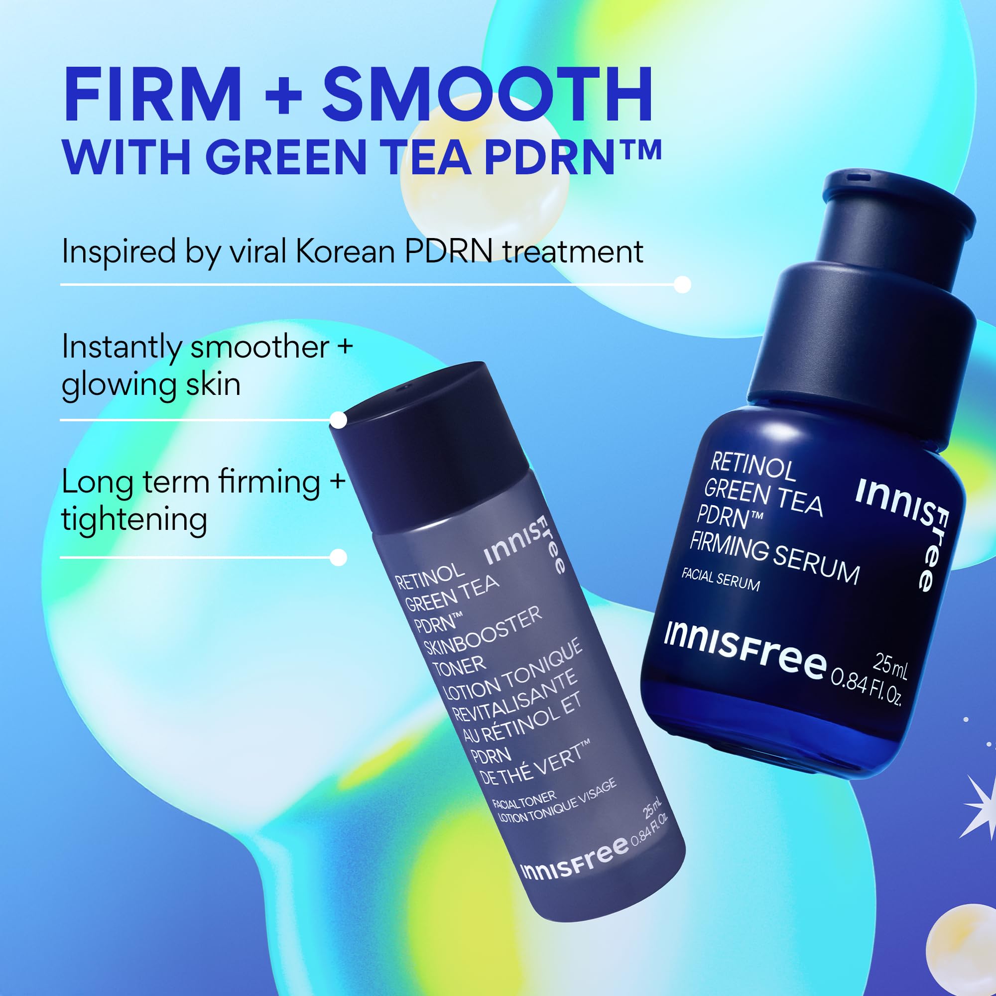 Innisfree Firm + Smooth Gift Set box showcasing vegan skincare duo for gifting