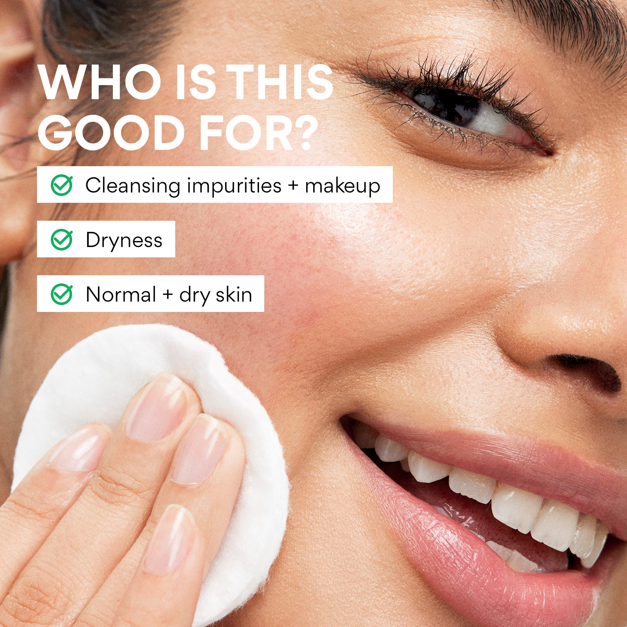 Innisfree vegan-certified cleansing water packaging with dermatologist-tested badge