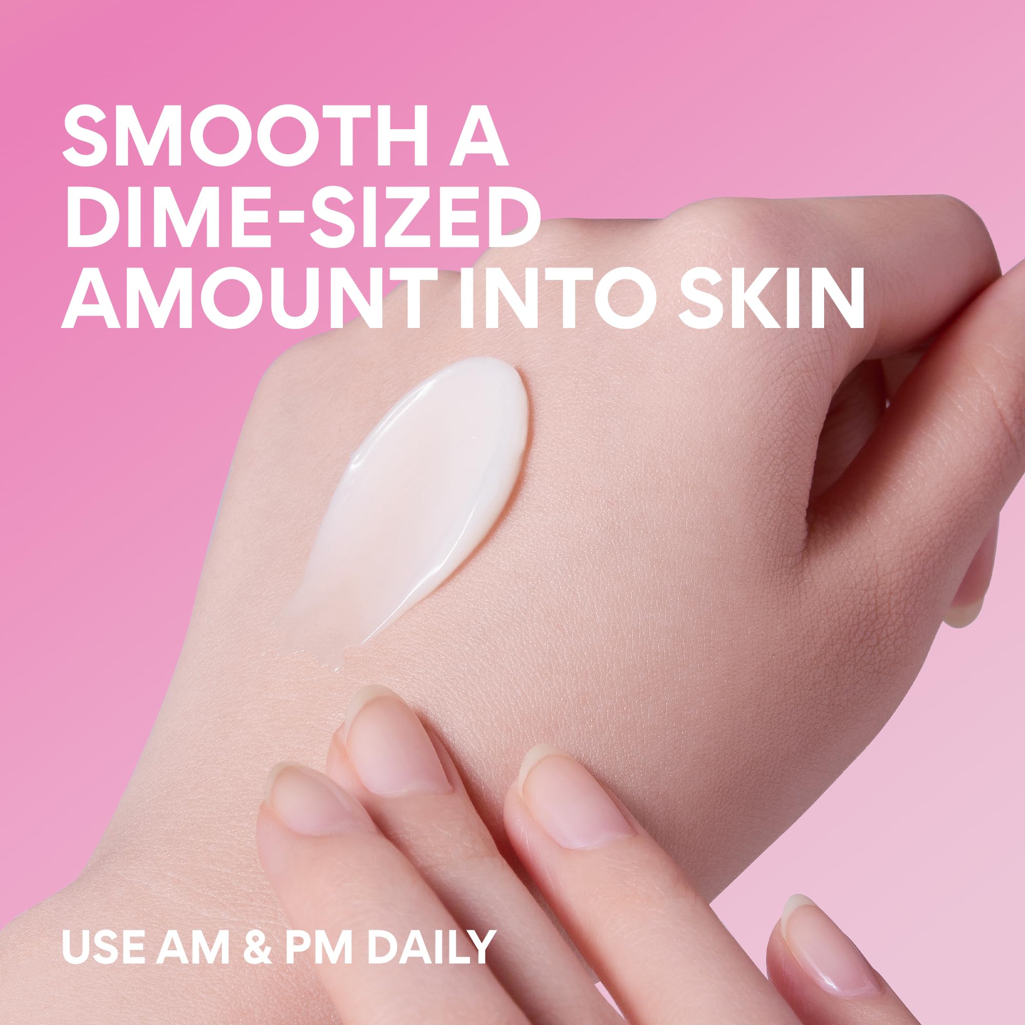 Innisfree Green Tea Ceramide Collagen Plump Cream open jar during skincare routine.