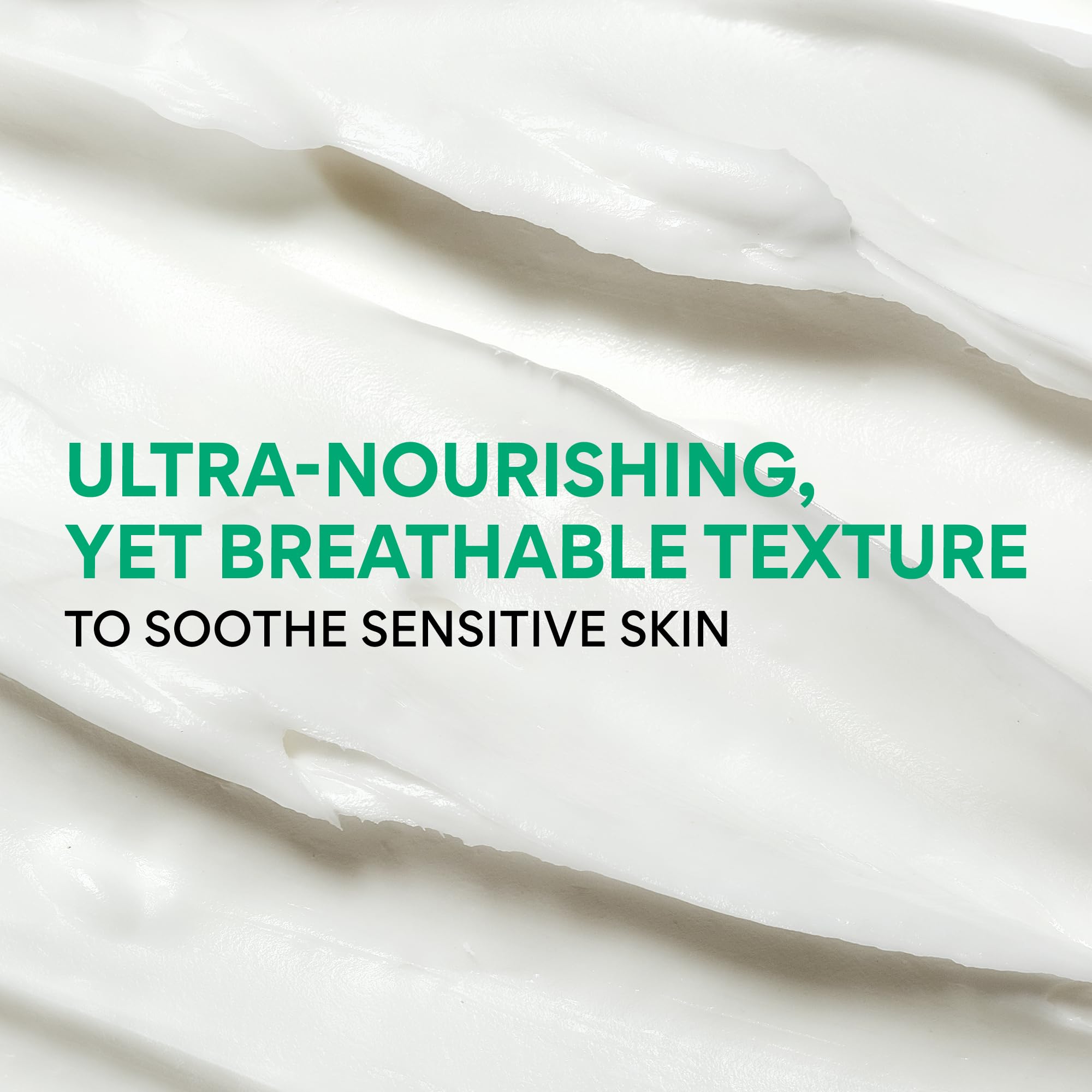 innisfree Green Tea Ceramide Cream sample beside oatmeal illustrates soothing care for sensitive skin