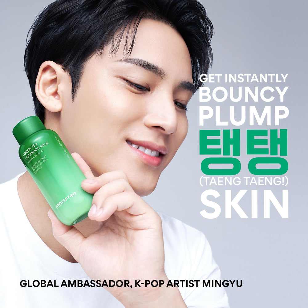 innisfree Green Tea Ceramide Milk Refill may support smoother retinoid use by prepping skin.