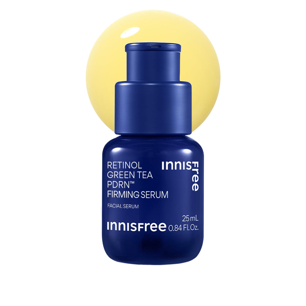 innisfree Green Tea Retinol PDRN Serum bottle for daily skincare routine and smoother skin
