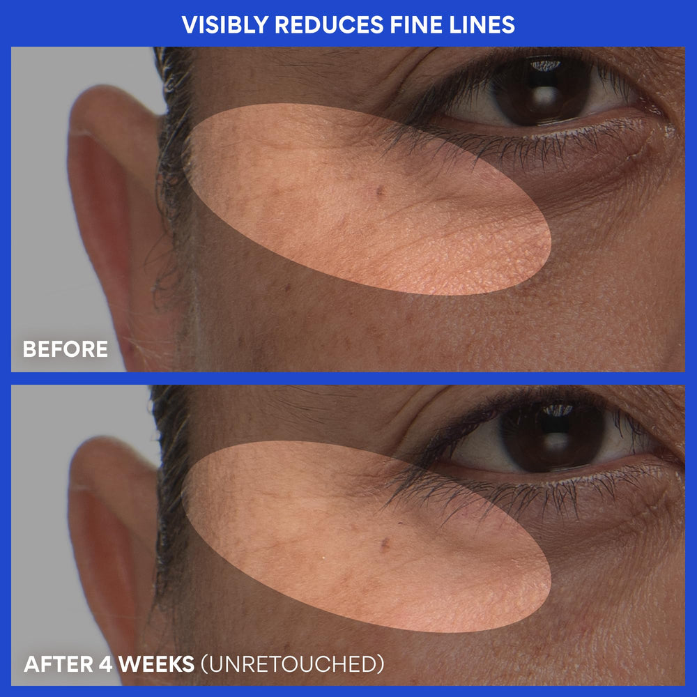 In-use shot of innisfree serum being smoothed onto the face