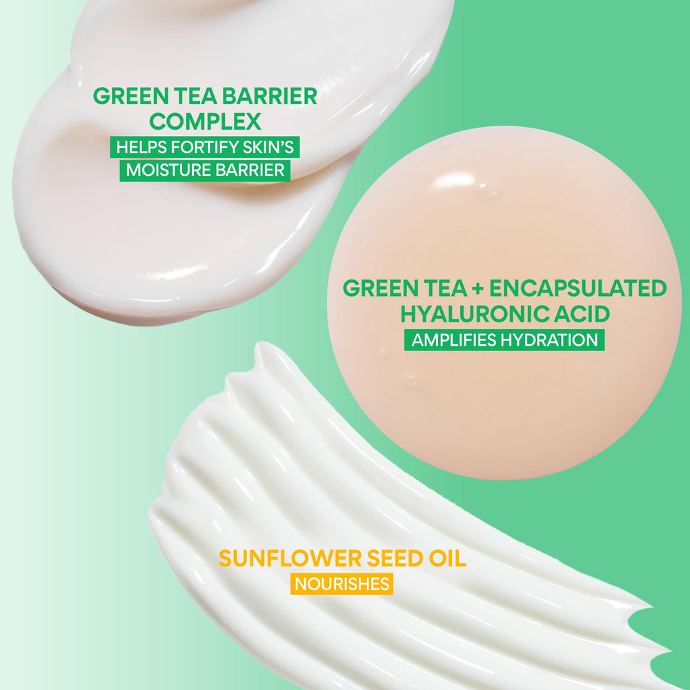 Innisfree Green Tea Seed Hyaluronic Serum dispense—easy, precise application for even hydration