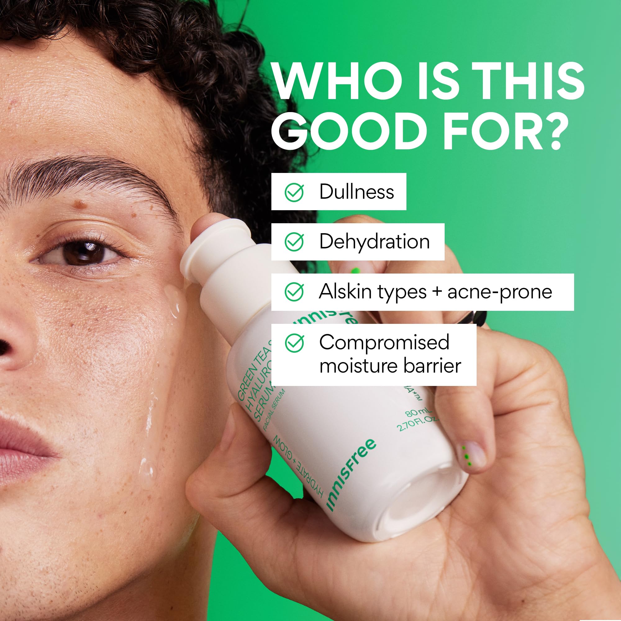 Fragrance-free packaging with Innisfree branding