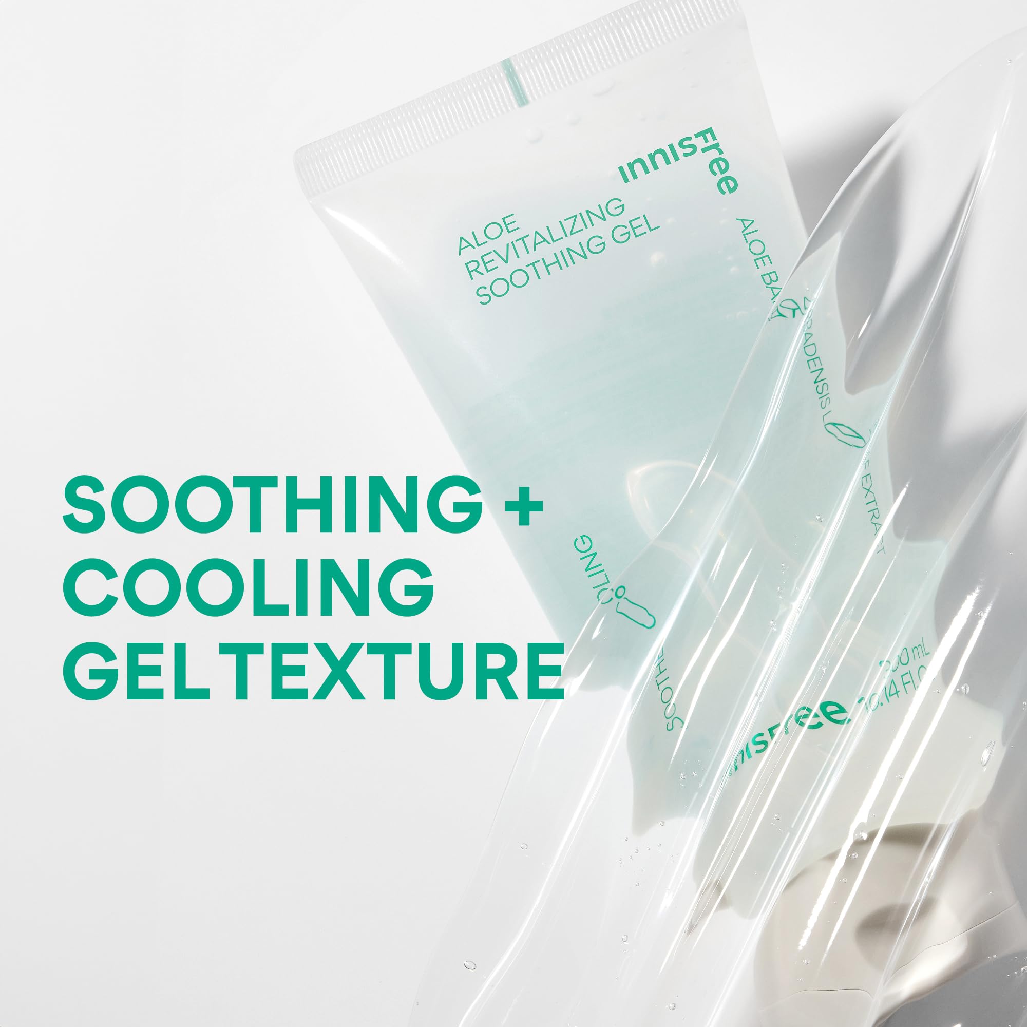 Innisfree Hydrating Cooling Gel delivers refreshing moisture for face and body.