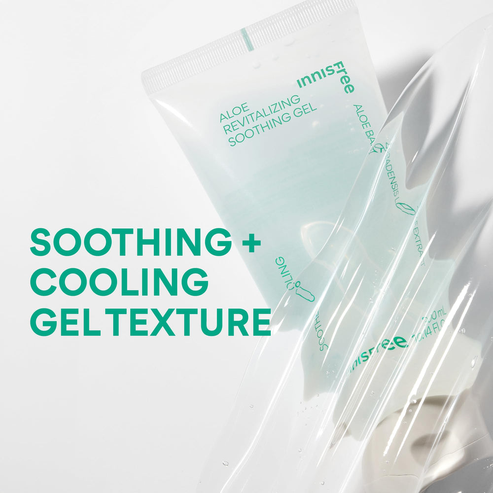 Innisfree Hydrating Cooling Gel delivers refreshing moisture for face and body.