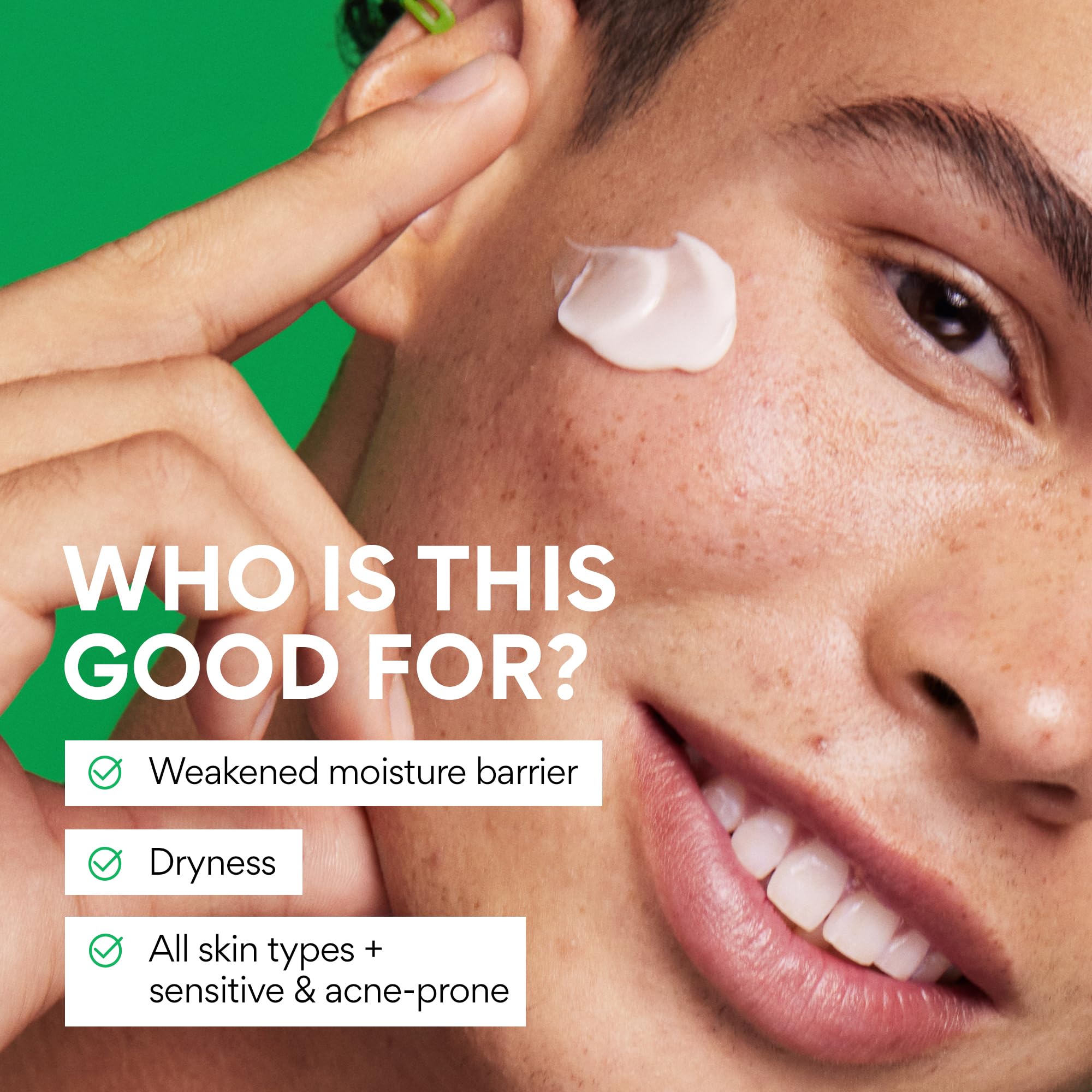innisfree Jumbo Green Tea Seed Hyaluronic Acid Cream ingredient panel closeup for hydration