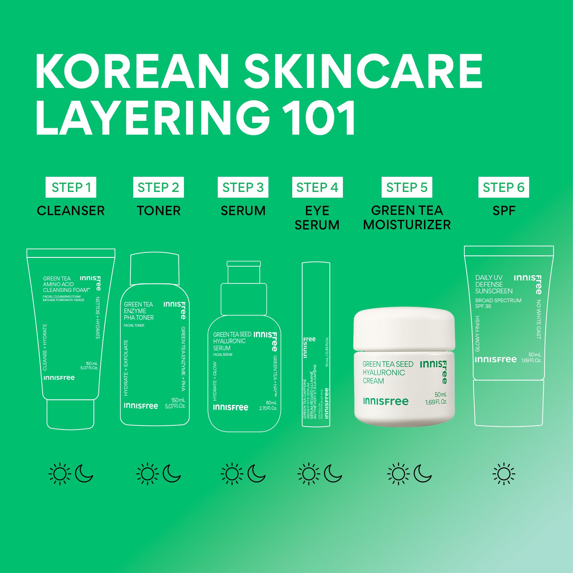 innisfree Jumbo Green Tea Seed Hyaluronic Acid Cream vegan certification emblem