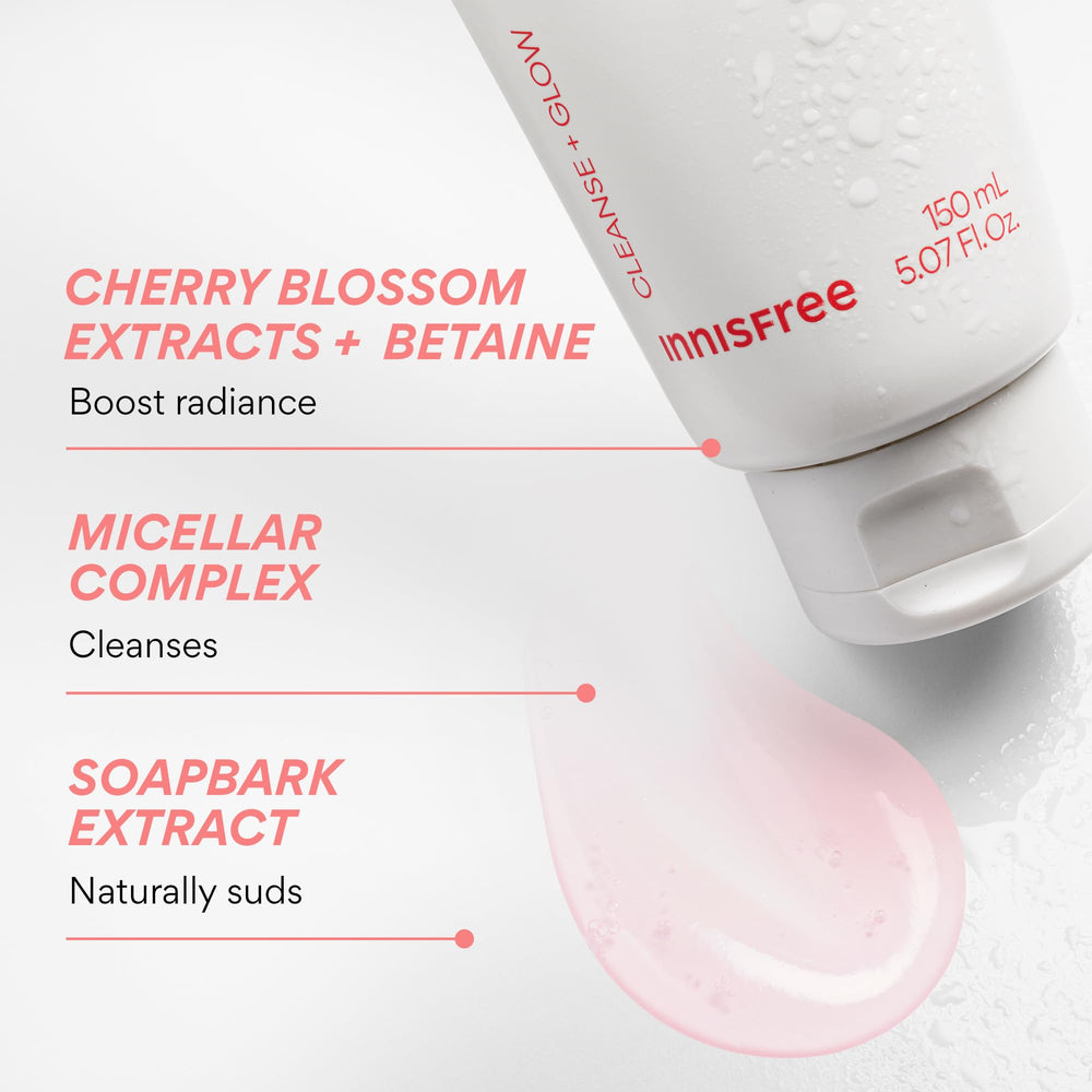 Innisfree Micellar cleansing complex visual showing impurities removal and skin comfort.