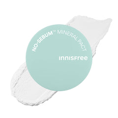 Innisfree No Sebum Mineral Pact compact with puff for on-the-go oil control