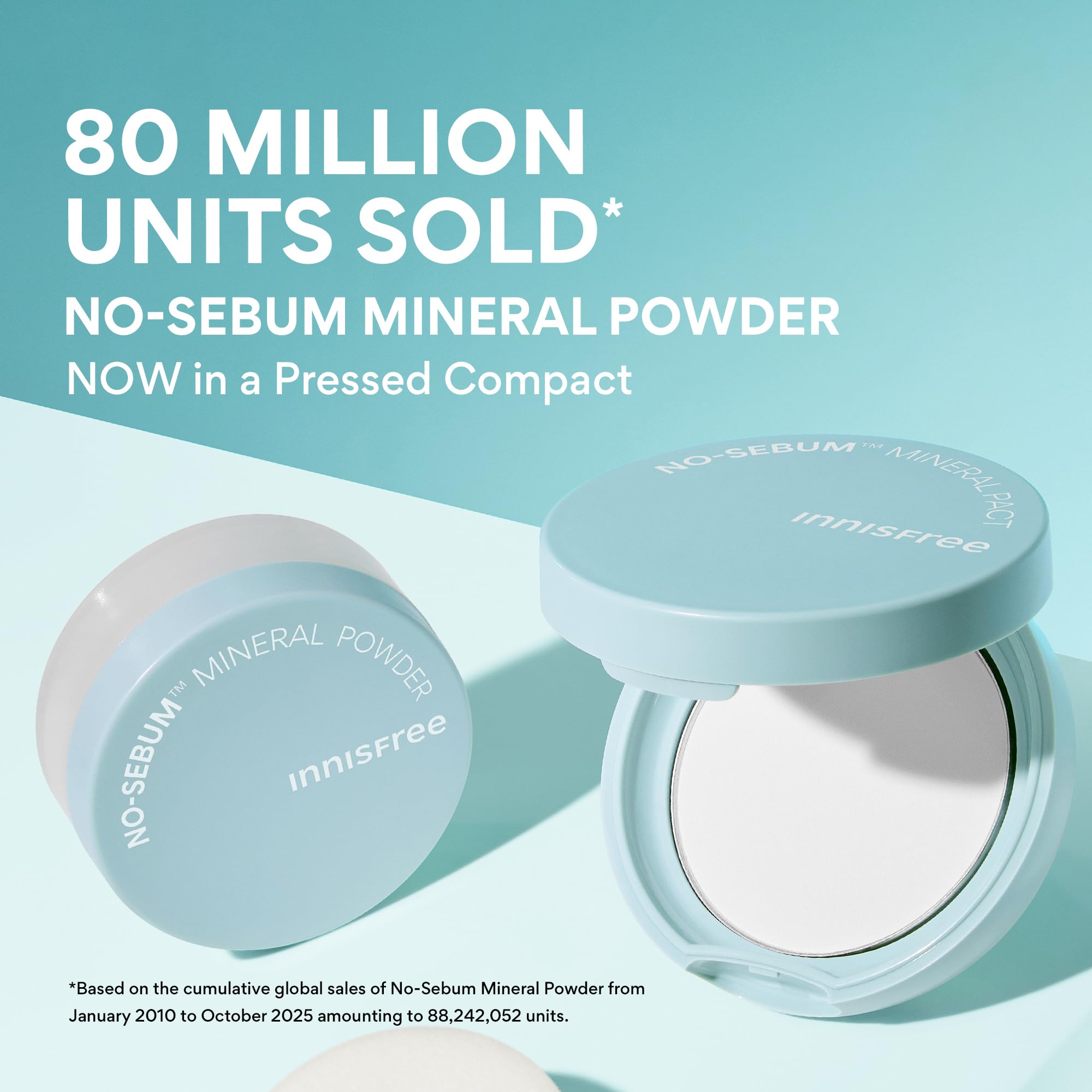Innisfree No Sebum Mineral Pact offers portable shine control