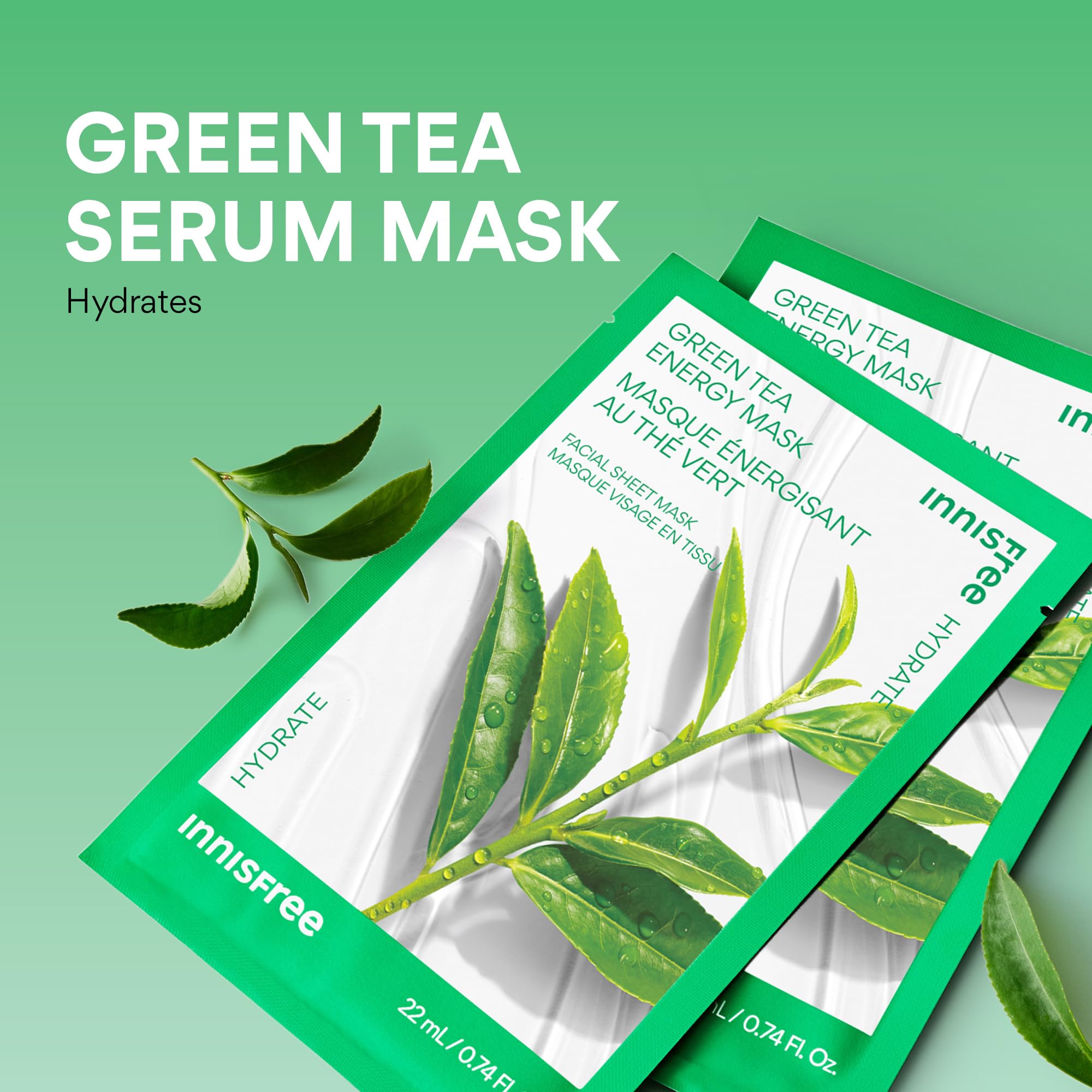 Innisfree Pomegranate Energy Mask compact packaging design ideal for travel and on-the-go refresh.