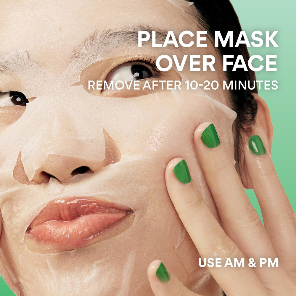 Innisfree Pomegranate Energy Mask delivers a clear, luminous complexion after use with gentle hydration.
