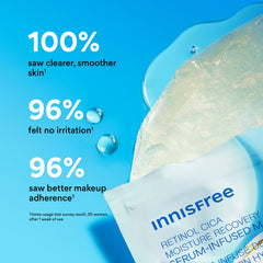 Mask applied on the face for a 10-minute treatment for calm skin.