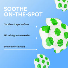 Innisfree dissolving microneedle patch close-up delivering hydrating care.