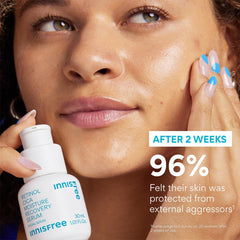 Innisfree Retinol Cica Serum swirled texture highlights water-based feel