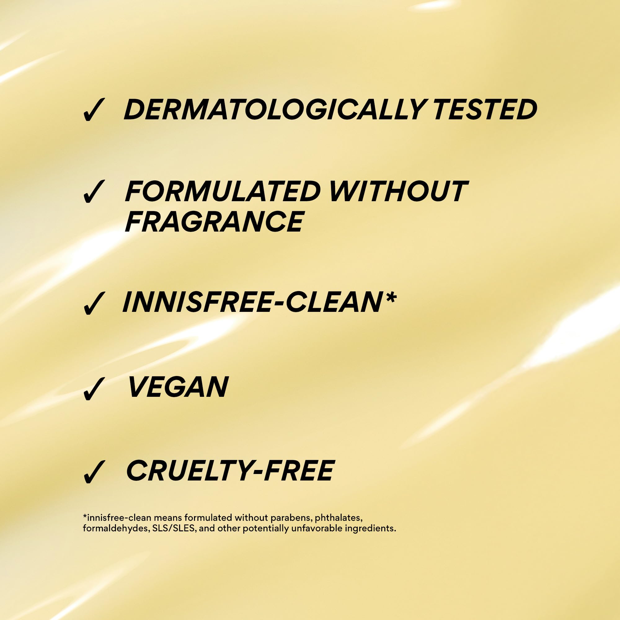 Innisfree Retinol Green Tea PDRN mask after-use glow on skin.