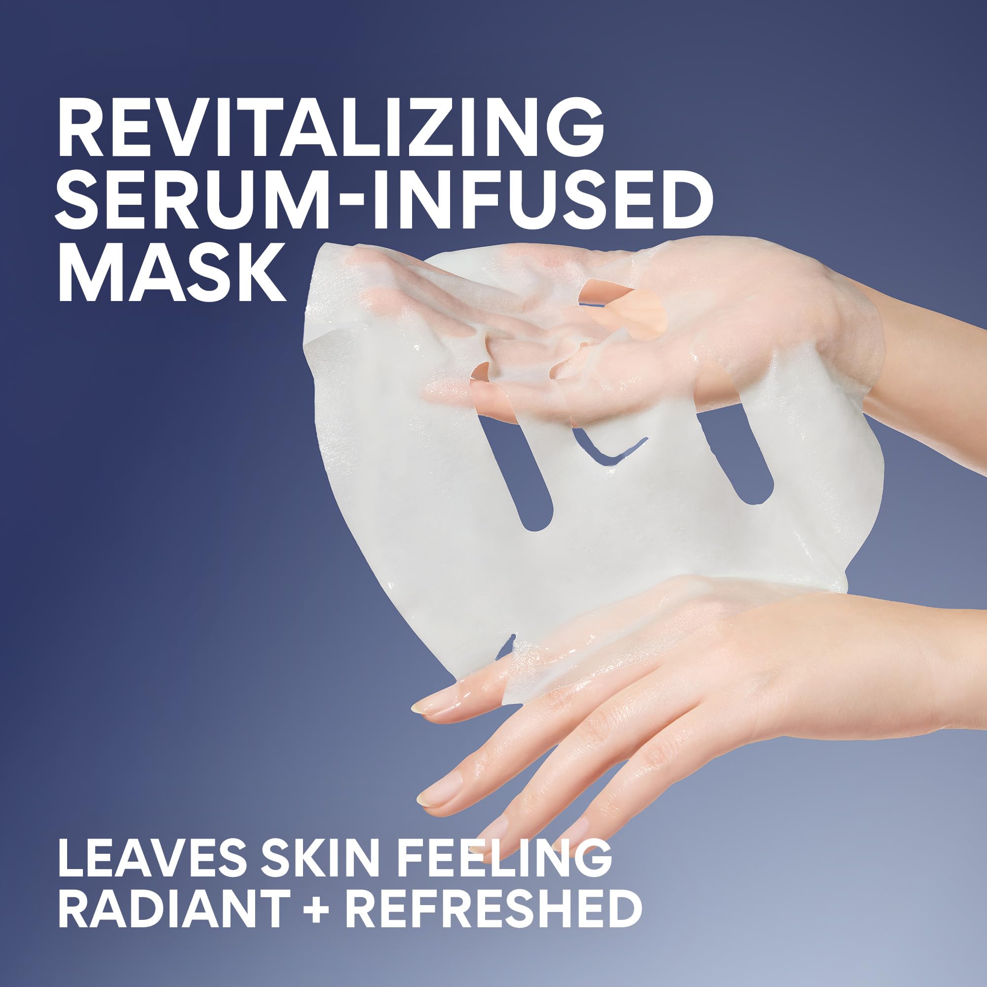 Innisfree Retinol Green Tea PDRN mask closeup serum delivers hydration.
