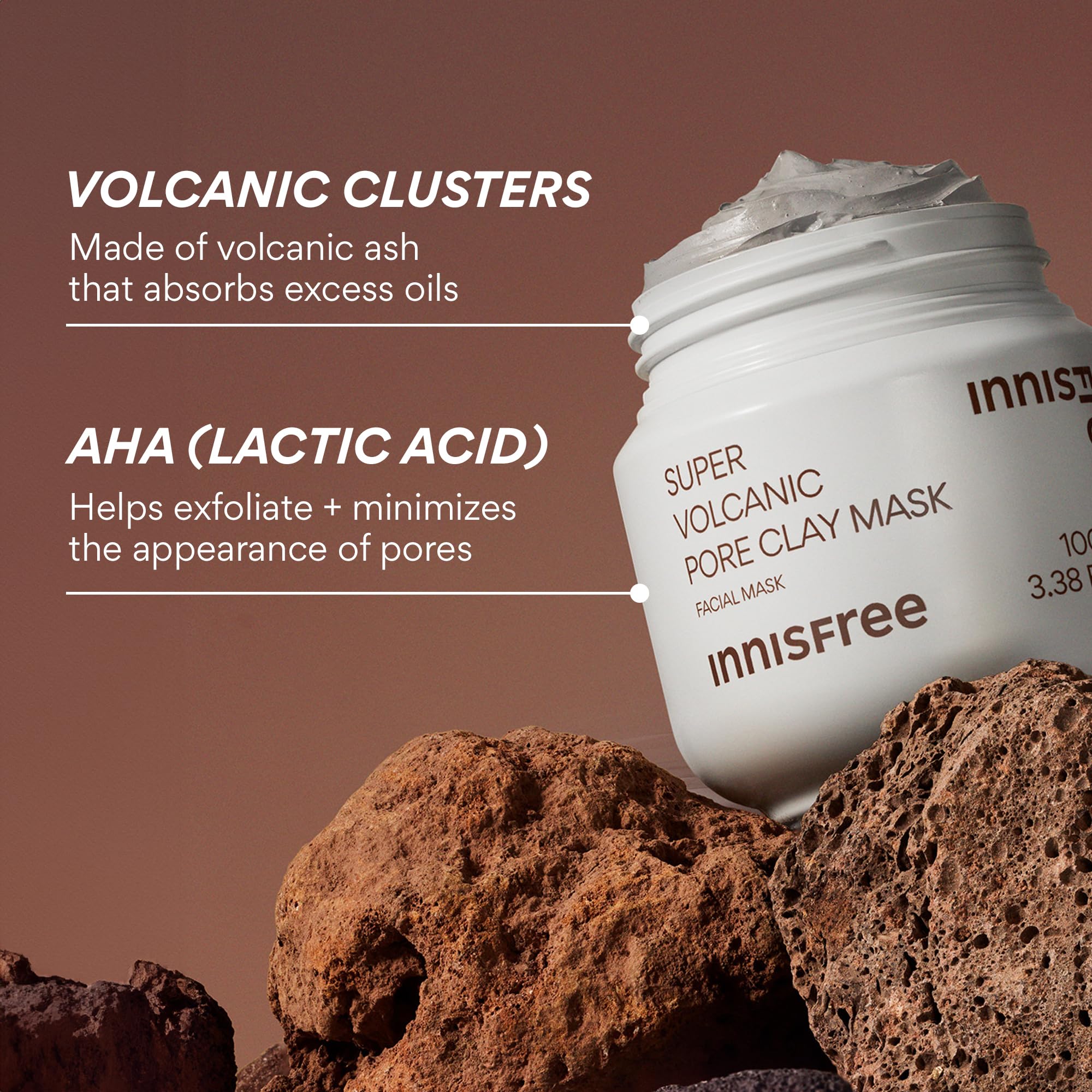 Innisfree Texture refinement close-up illustrating pore smoothing