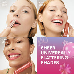 Innisfree vegan cruelty-free lip balm trio packaging.