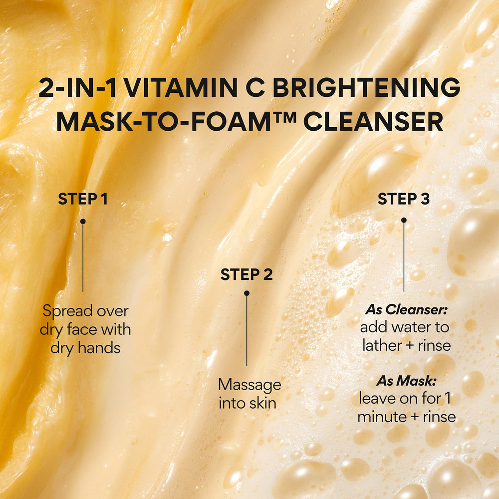 Innisfree Vitamin C Mask-To-Foam close-up with tangerine scent note