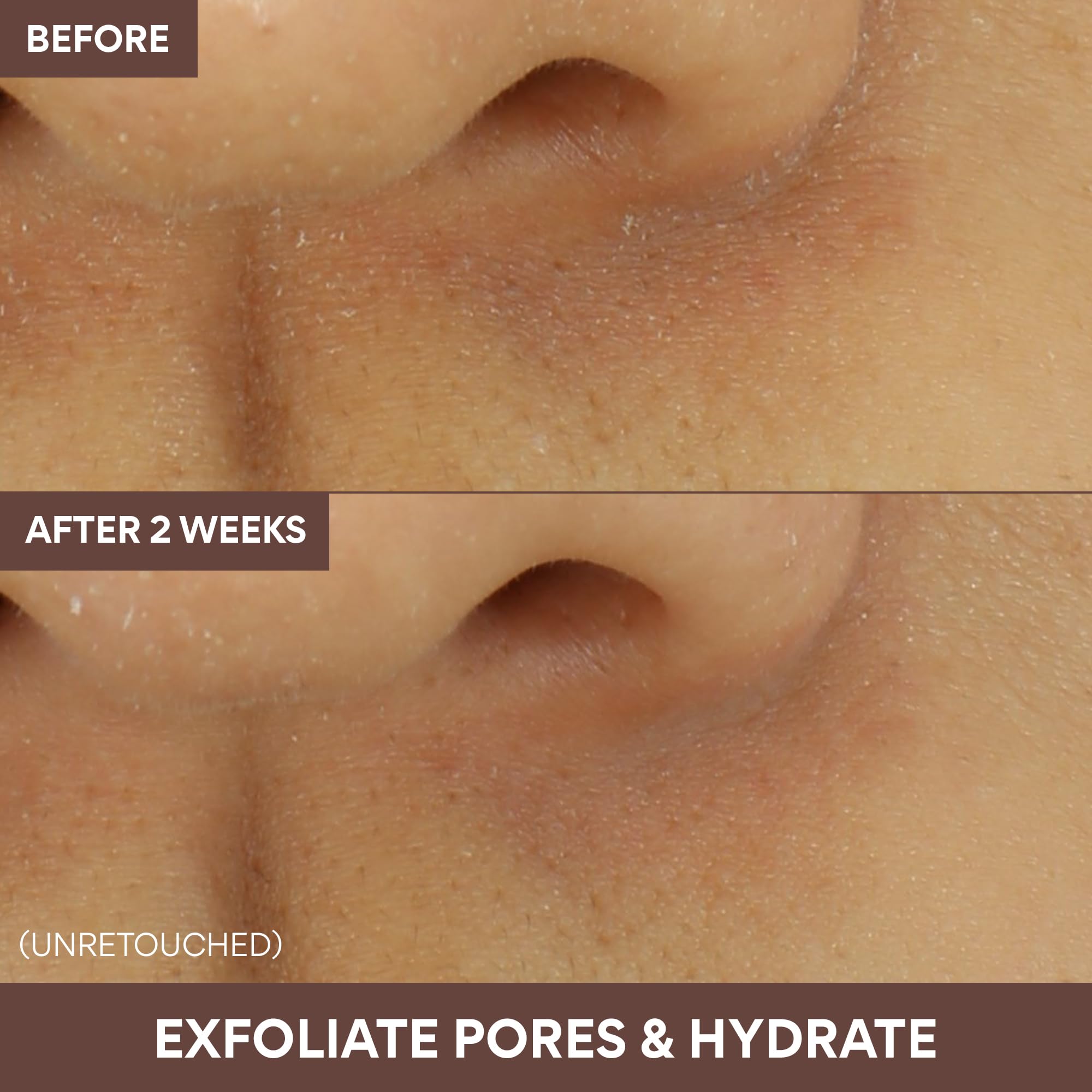 Innisfree Volcanic Swirl creates a subtle glow on skin post-use