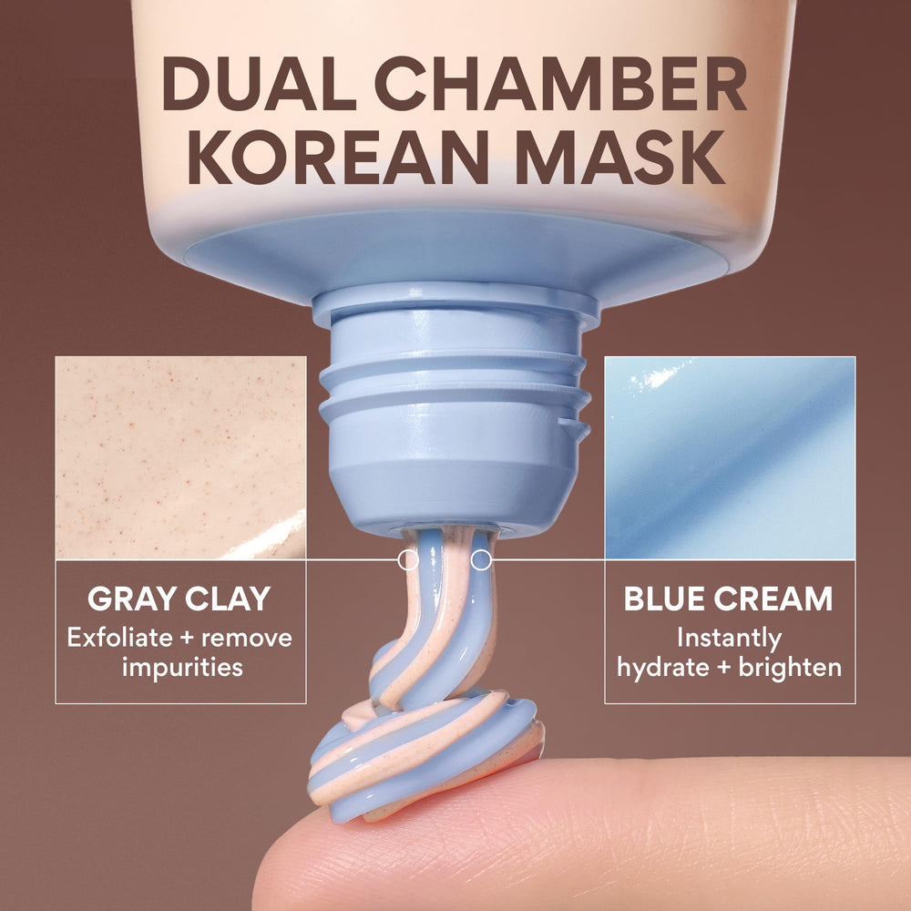 Innisfree Volcanic Swirl product visual highlights dual-chamber design during application