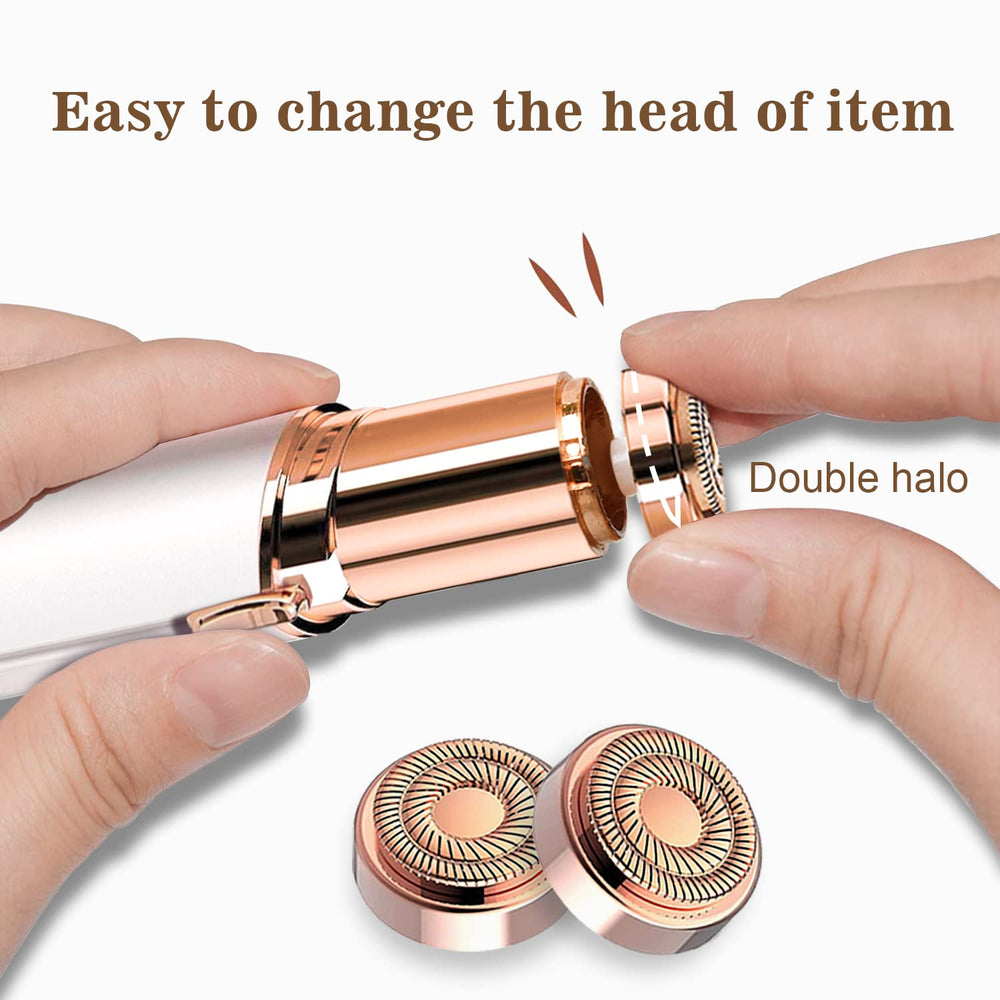 Innobeaut 3D upgraded design heads deliver smoother, closer facial grooming.